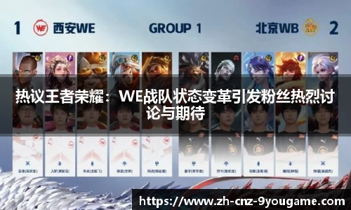 热议王者荣耀：WE战队状态变革引发粉丝热烈讨论与期待